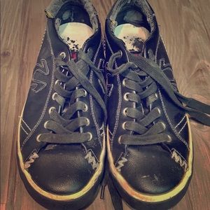Men’s tru religion black shoes size 10